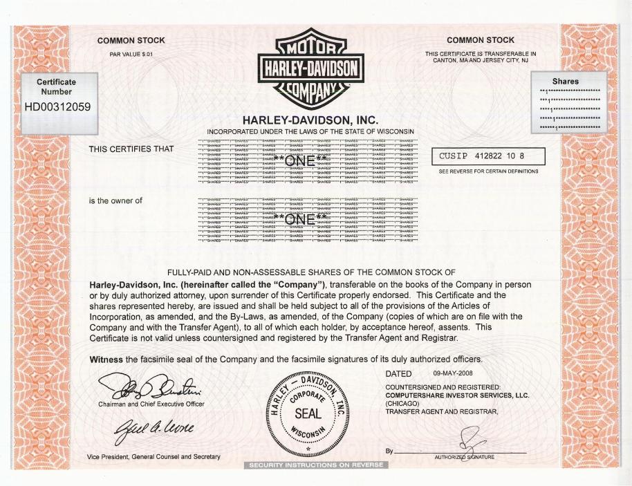 How to buy stock in harley davidson wow best gold making professions wod